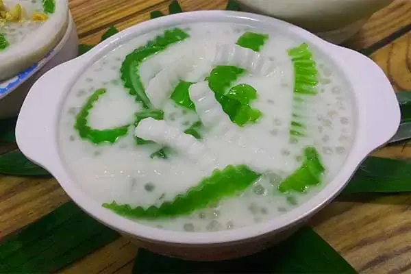 Chè Dừa Non Thạch Lá Dứa Bắt Mắt Chè Dừa Non Thạch Lá Dứa Bắt Mắt