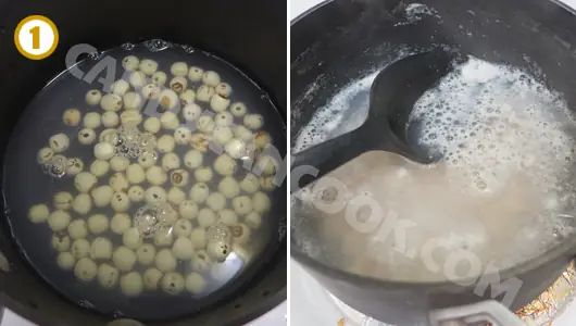 Cách Nấu Chè Hạt Sen Bột Lọc