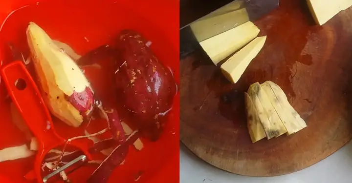 2.2. Hướng dẫn cách nấu chè khoai dẻo đậu xanh