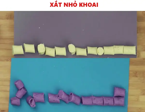 Bước 2. Nhào Và Nắn Khoai Dẻo Bước 2. Nhào Và Nắn Khoai Dẻo