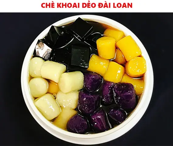 Trình Bày Chè Khoai Dẻo Đài Loan Trình Bày Chè Khoai Dẻo Đài Loan