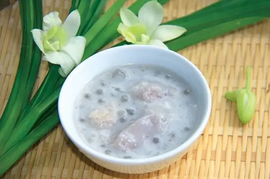 HÆ°á»ng dáº«n cÃ¡ch lÃ m chÃ¨ khoai sá» bá»t bÃ¡ng nÆ°á»c cá»t dá»«a