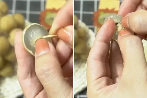 Bước 2: Nấu Nước Đường Và Sơ Chế Nhãn