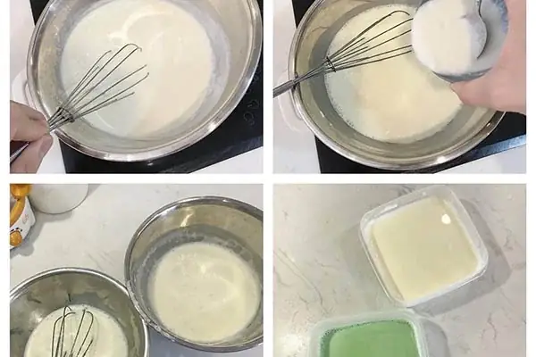 Bước 2: Nấu Khúc Bạch Không Cần Gelatin