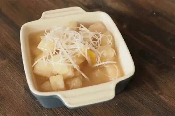 Nguyên liệu chè khoai mì nước cốt dừa