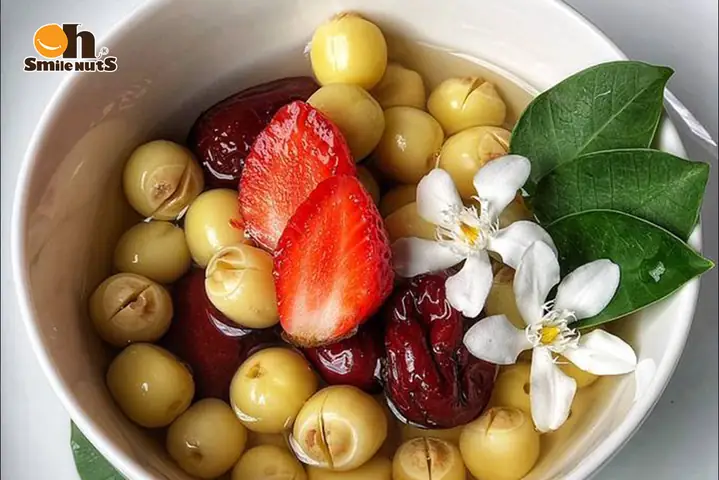 Chè táo đỏ khô hạt sen