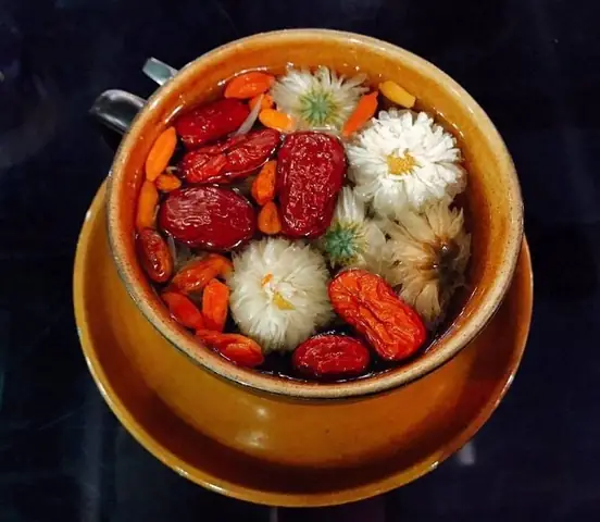 Trà Táo Đỏ Và Hoa Cúc Trà Táo Đỏ Và Hoa Cúc