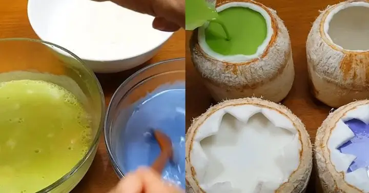 Chi tiết cách nấu chè đông sương cốt dừa Chi tiết cách nấu chè đông sương cốt dừa