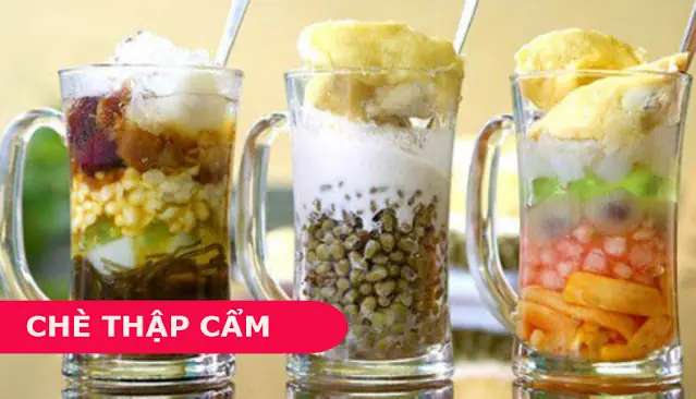 Hướng dẫn nấu món chè thập cẩm An Giang, chè đậu tươi thập cẩm