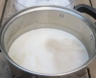 Bước 4: Trộn Nước Cốt Dừa Bước 4: Trộn Nước Cốt Dừa