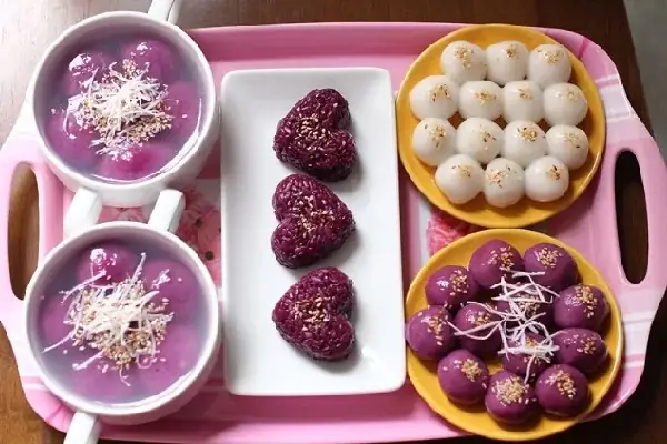 Chè Trôi Nước Khoai Lang Tím