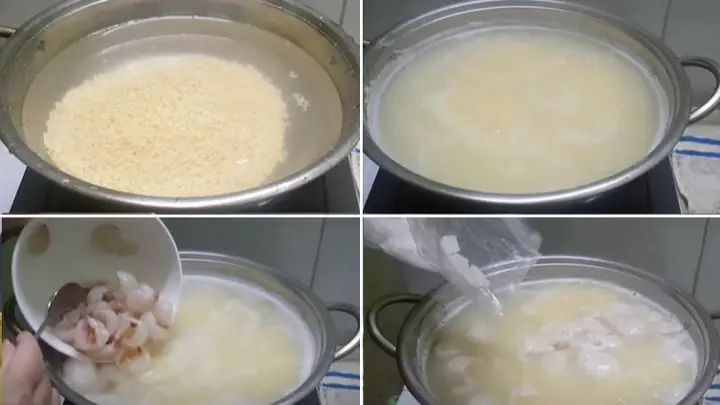 Bước 2nấu Chè Vải Đậu Xanh