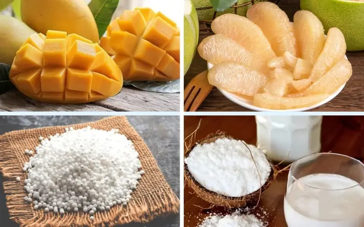 Nguyên Liệu Làm Chè Xoài