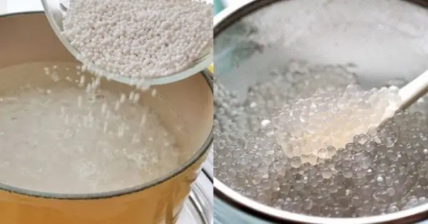 Bước 1:chế Biến Bột Báng