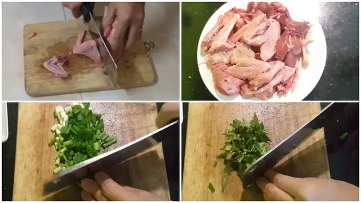 Bước 1 Sơ chế nguyên liệu Bước 1 Sơ chế nguyên liệu