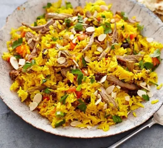 cách nấu cơm ấn độ