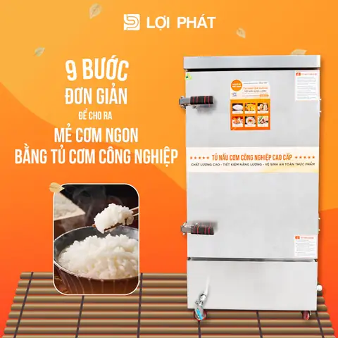 9 Buoc Cho Ra Me Com Ngon Bang Tu Nau Com Cong Nghiep