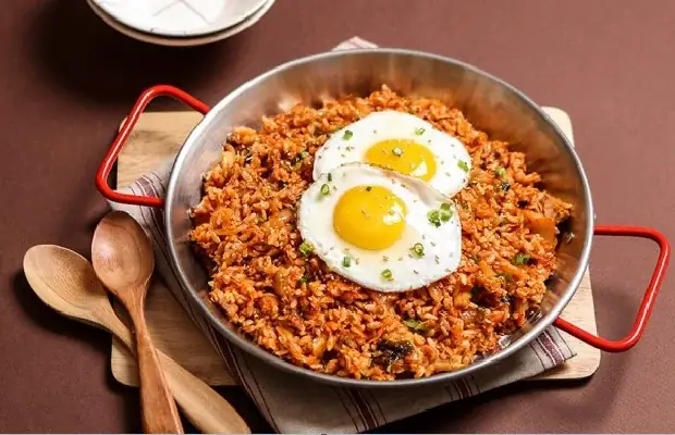 Cơm rang kim chi Cơm rang kim chi