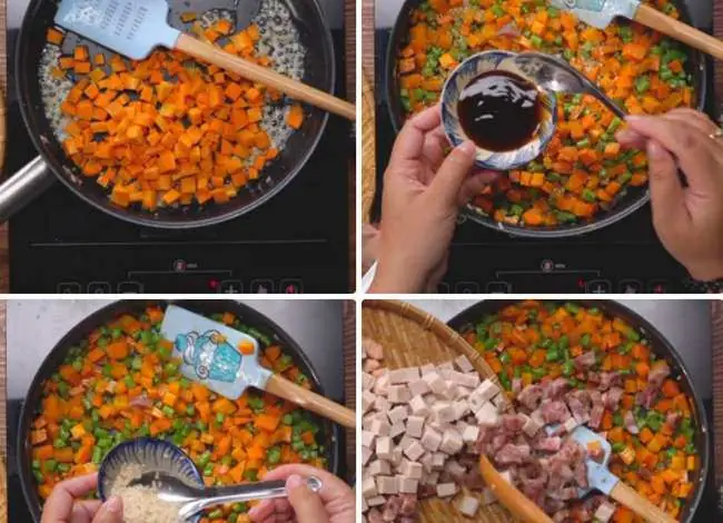 Nguyên liệu làm cơm chiên