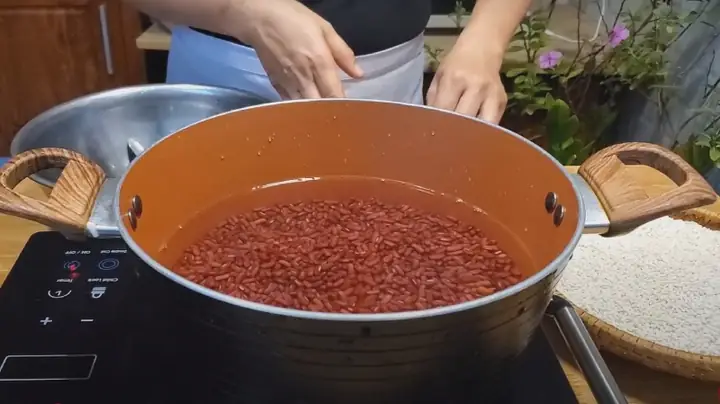 Bước 1: Chuẩn bị đậu đỏ