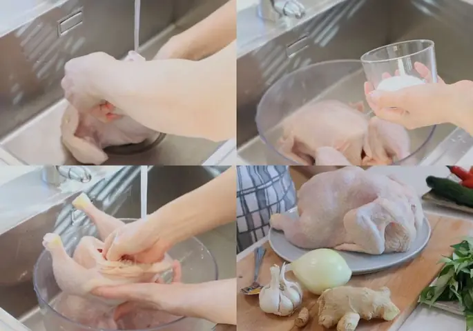 Sơ chế gà Sơ chế gà