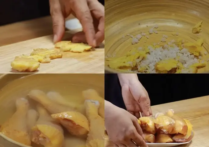 Sơ chế gà Sơ chế gà