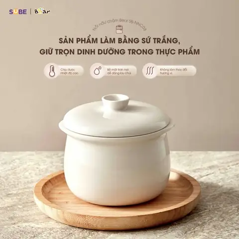 Tại sao nên nấu cơm nát bằng nồi nấu chậm Bear?
