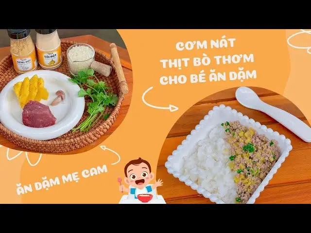 3Gợi ý thực đơn cơm nát cho bé