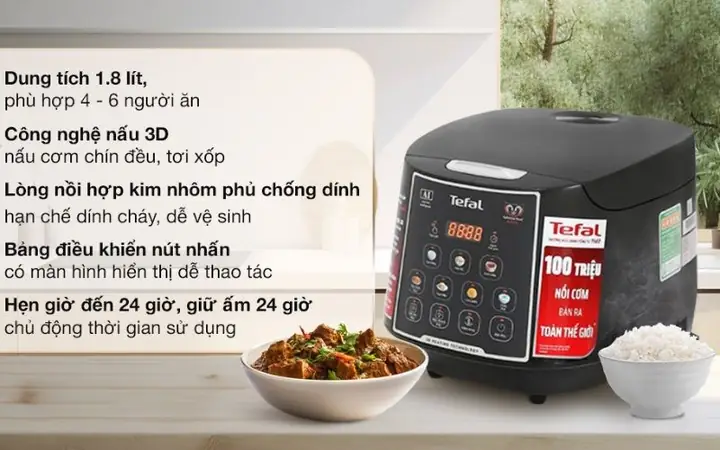 3Lưu ý khi sử dụng nồi cơm điện Tefal mà bạn cần biết 3Lưu ý khi sử dụng nồi cơm điện Tefal mà bạn cần biết