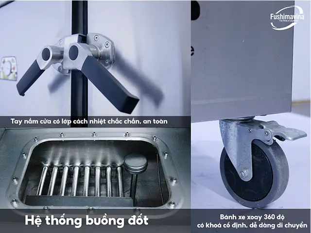 1.4 Bật tủ nấu cơm để thực hiện nấu cơm số lượng lớn 1.4 Bật tủ nấu cơm để thực hiện nấu cơm số lượng lớn