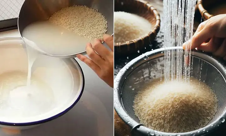 Vo gạo đúng cách Vo gạo đúng cách