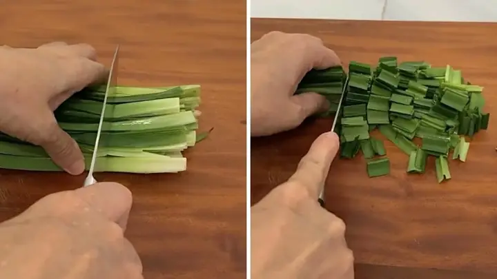 Bước 1: Sơ Chế Lá Dứa