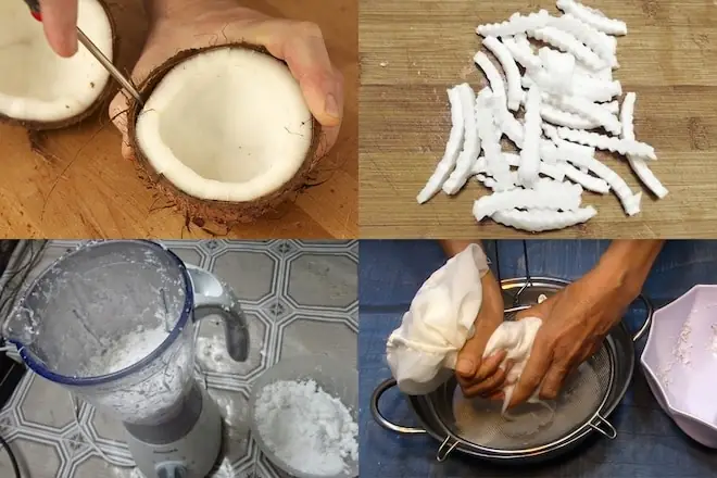 Cách Làm Nước Cốt Dừa Với Bột Năng Sền Sệt, Không Bị Tách Nước