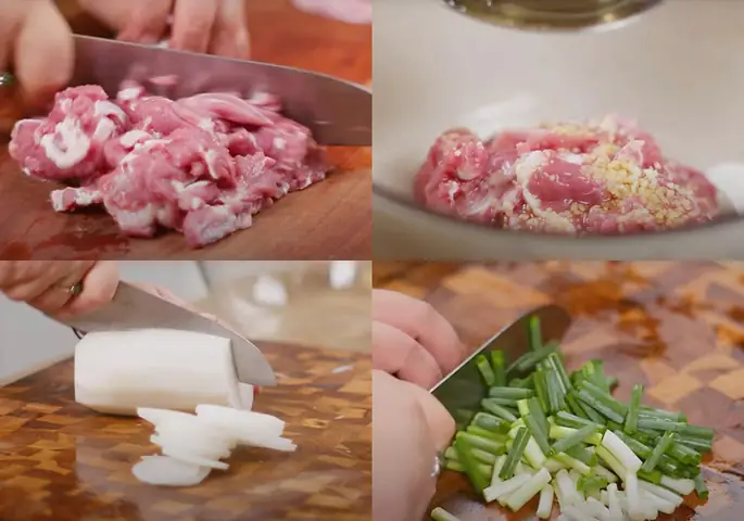 Sơ chế các nguyên liệu