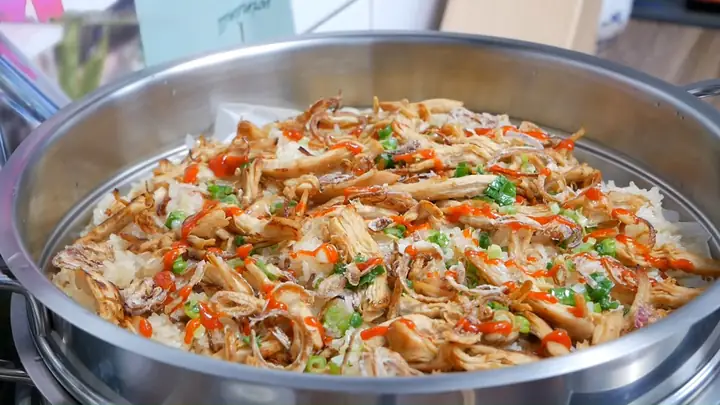 2 cách nấu xôi gà xé thơm ngon đơn giản cho bữa sáng dinh dưỡng