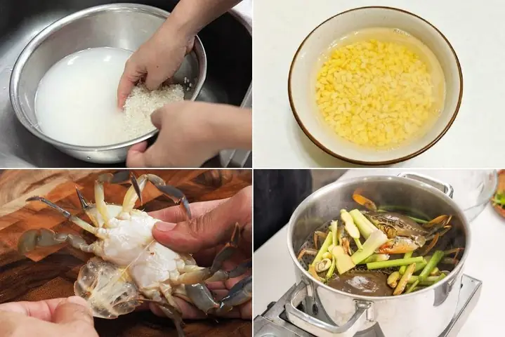 Cháo Cua Biển Với Đậu Xanh Cháo Cua Biển Với Đậu Xanh