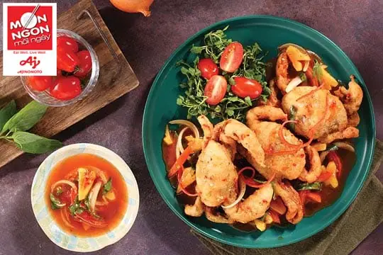 4. Cua Lột Chiên Xốt Thái