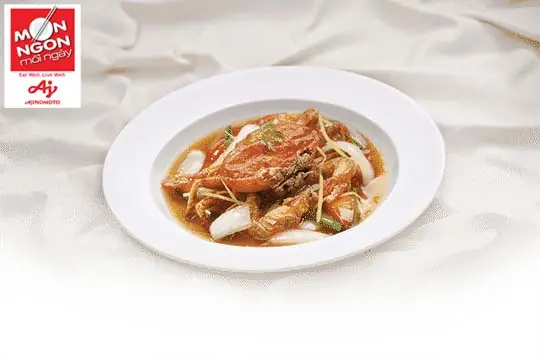 8. Cua Lột Xào Chua Ngọt