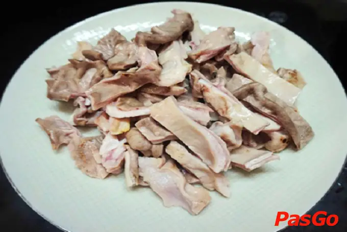 Bước 1: Sơ chế dạ dày Bước 1: Sơ chế dạ dày