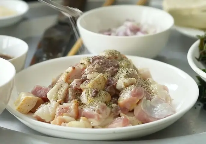 Ướp thịt ba chỉ Ướp thịt ba chỉ