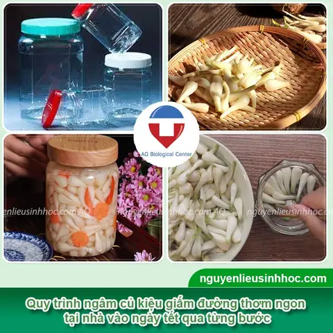 Hướng dẫn cách ngâm củ kiệu bằng đường qua từng bước