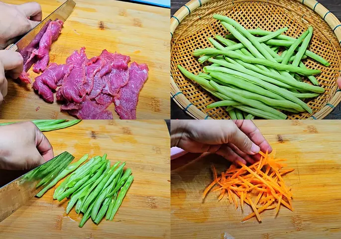 Sơ chế các nguyên liệu Sơ chế các nguyên liệu