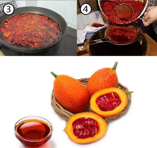 Cách làm dầu gấc nguyên chất tại nhà cực dễ dàng và tiết kiệm thời gian chi phí. Với cách làm dưới đây bạn sẽ chiết xuất thành công cho mình một lượng dầu từ trái gấc mà không sợ bị pha lẫn nhiều thành phần khác nhau khi mua ở bên ngoài. Cách làm dầu gấc nguyên chất tại nhà cực dễ dàng và tiết kiệm thời gian chi phí. Với cách làm dưới đây bạn sẽ chiết xuất thành công cho mình một lượng dầu từ trái gấc mà không sợ bị pha lẫn nhiều thành phần khác nhau khi mua ở bên ngoài.