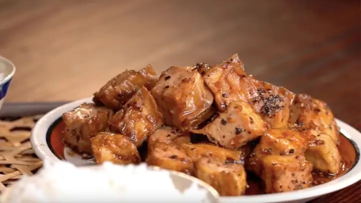 Đậu hũ kho tiêu được yêu thích Đậu hũ kho tiêu được yêu thích
