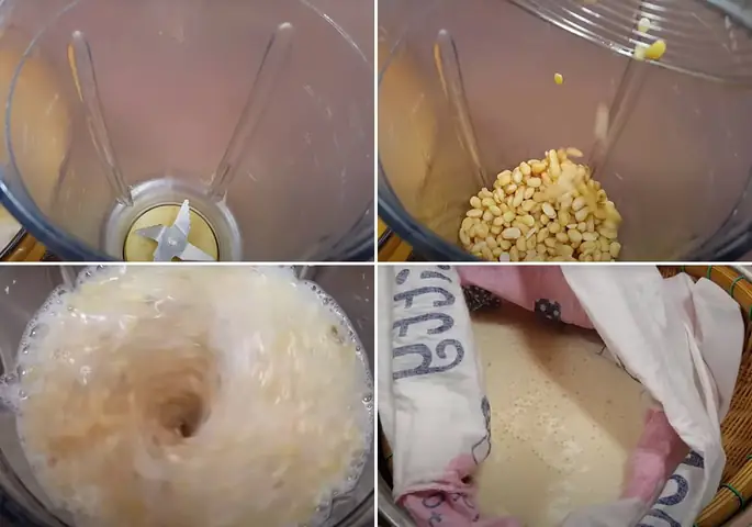 Xay và lọc đậu