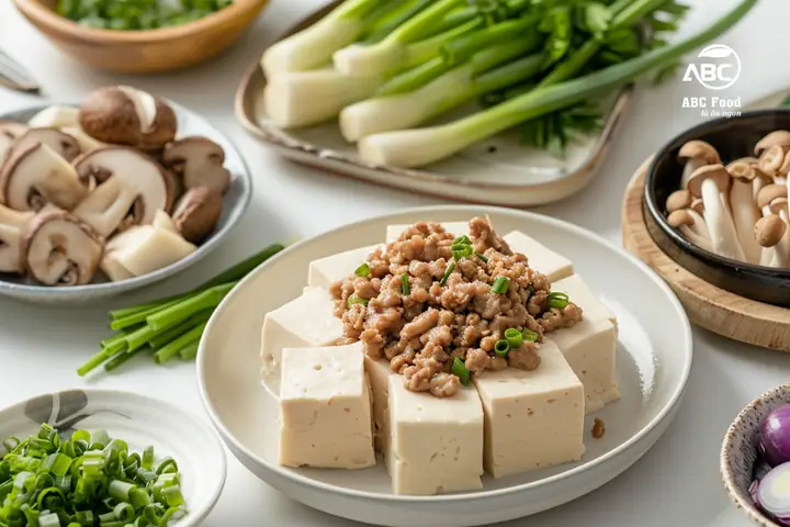 1. Chế Biến Đậu Phụ Nhồi Thịt