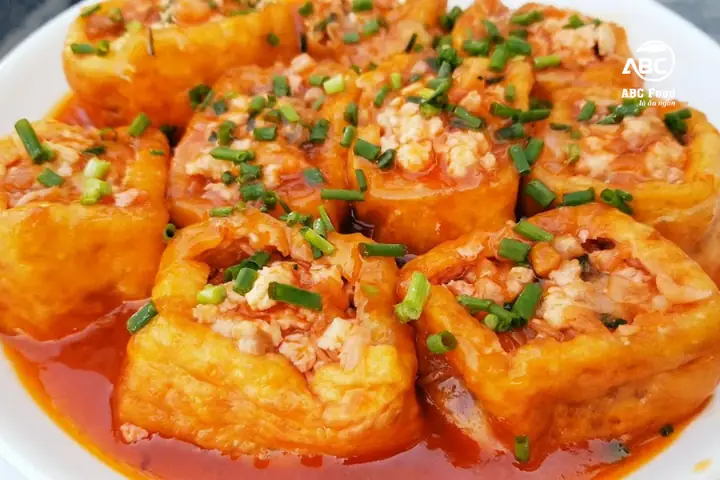 Cách Làm Món Đậu Phụ Nhồi Thịt Sốt Cà Chua