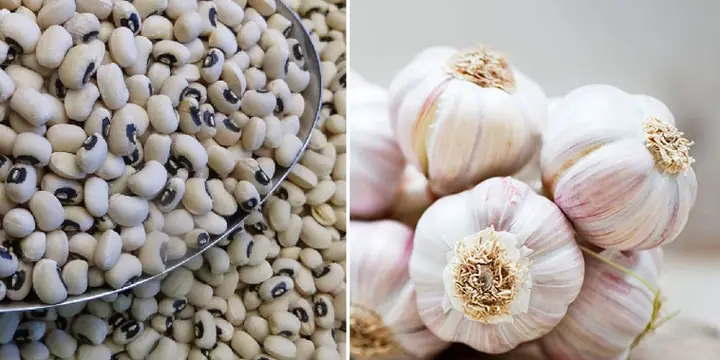 2Cách làm bài thuốc đậu trắng và tỏi chữa cao huyết áp