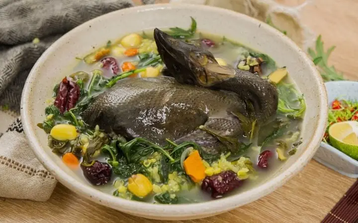 Cách nấu gà ác hầm thuốc bắc ngải cứu Cách nấu gà ác hầm thuốc bắc ngải cứu