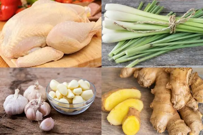 Nguyên Liệu Cách Nấu Gà Hầm Sả(cho 4 Người) Nguyên Liệu Cách Nấu Gà Hầm Sả(cho 4 Người)